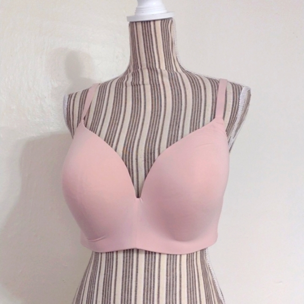 Secret Treasures Pink Wire Free Full Coverage Bra Size 40DD